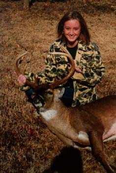 Lacey gets a nine-point buck!