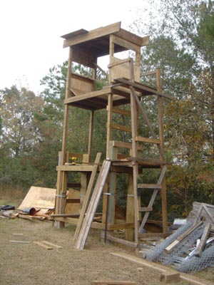 construct a deer stand