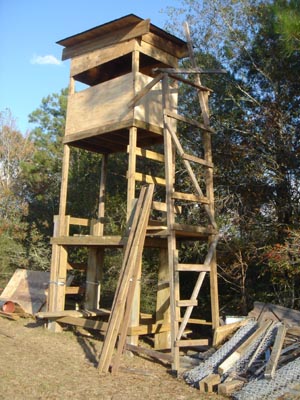 construct a deer stand